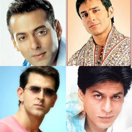 srk , salman  , hrithit ,saif ali